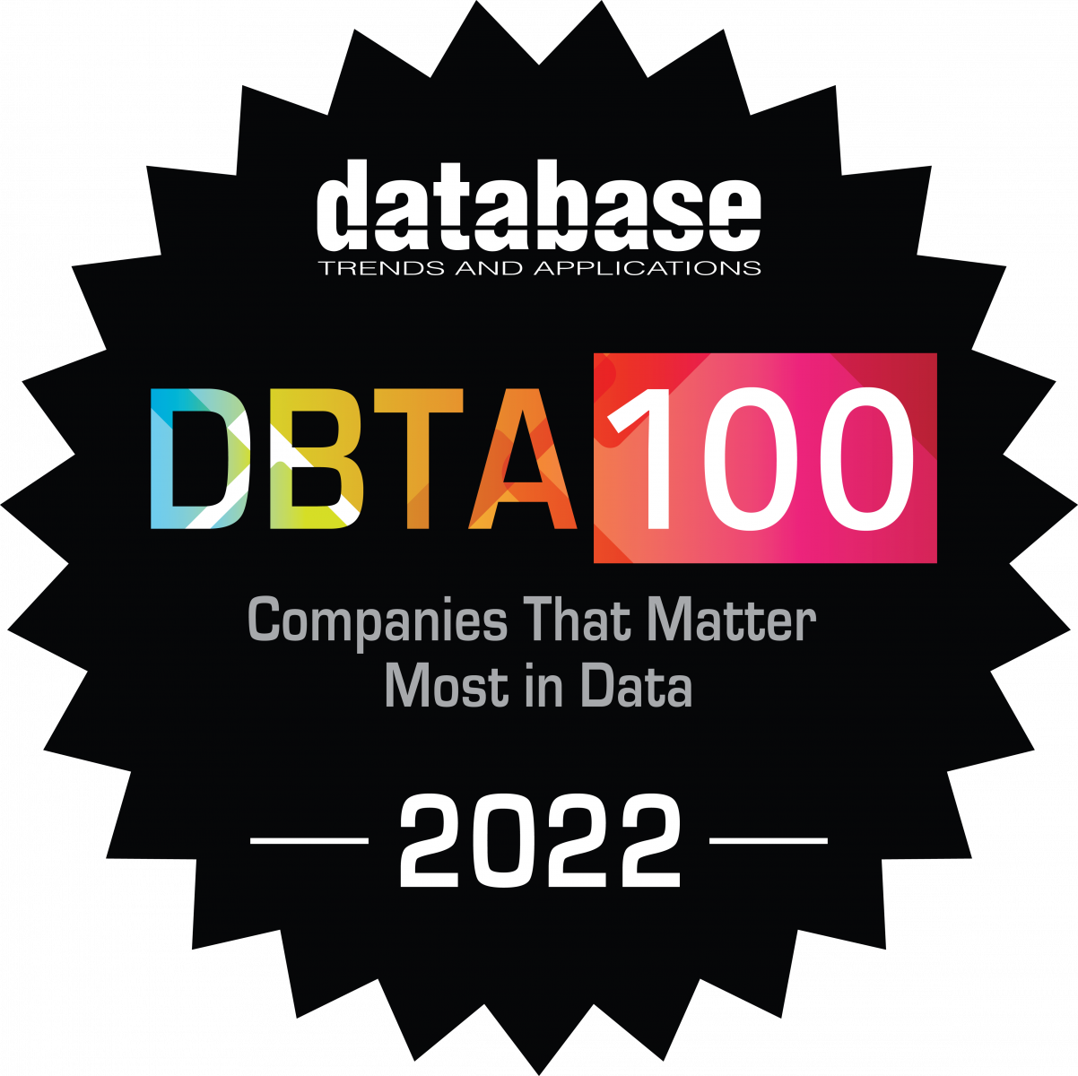 DBTA Top 100 IRI Voracity 2022