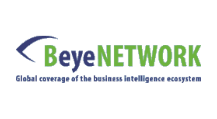 The B-Eye-Network logo, which is hosting the Production Analytic Platform podcast