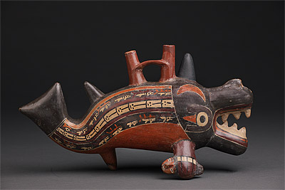 Ceramic Nazca Representation of an Orca