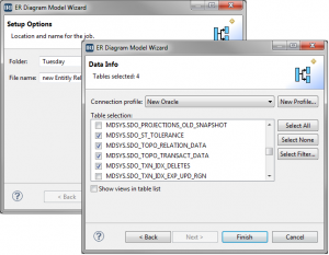 ER Diagram Model Wizard