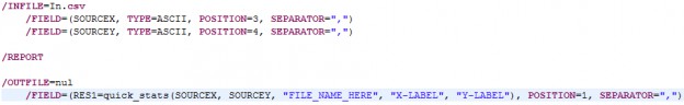 Demonstration Script (stats-test.scl) 