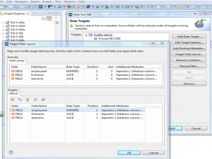 Define and format target(s)