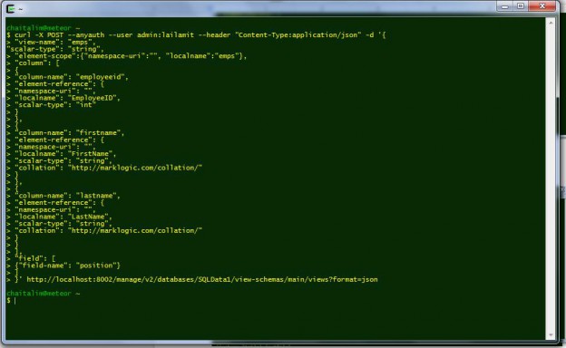 Curl Code in Cygwin prompt