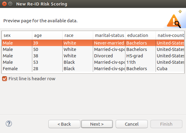 new de-id risk scoring preview