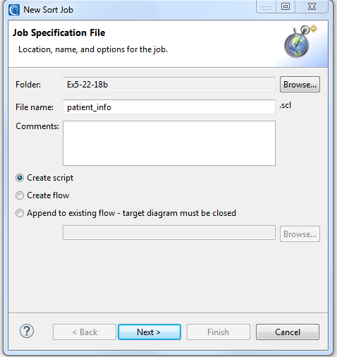 pii masking job specification file