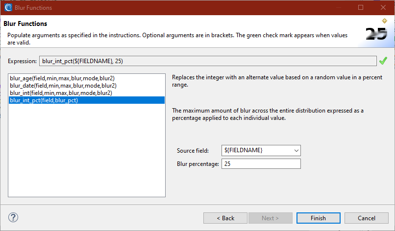 Random noise anonymization