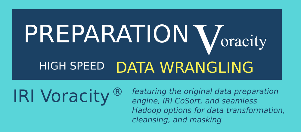voracity total data management for data wrangling