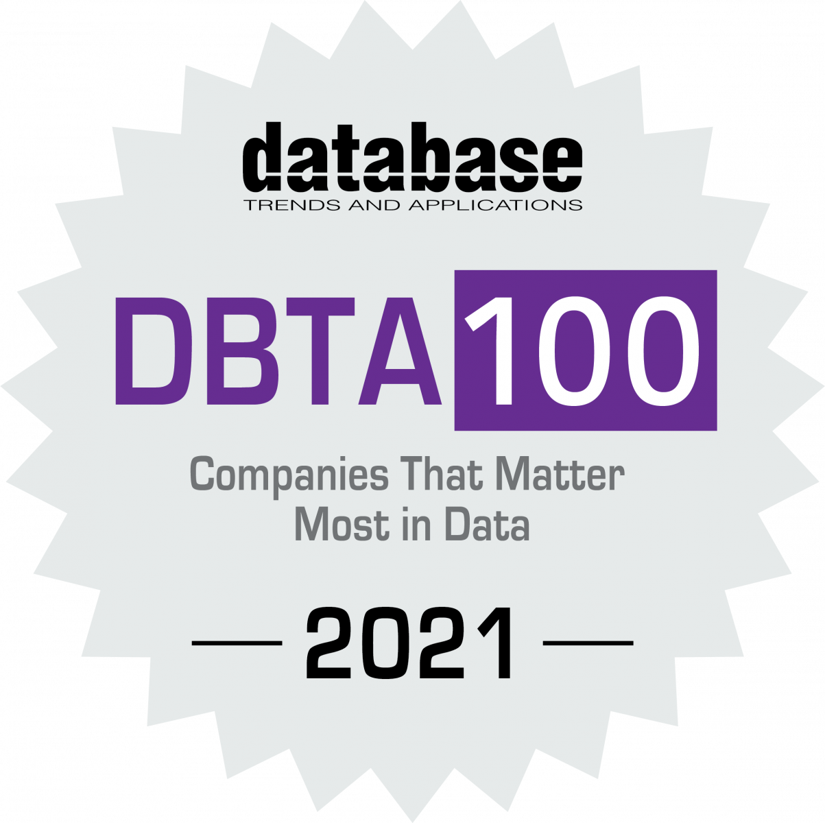 DBTA 100 Award