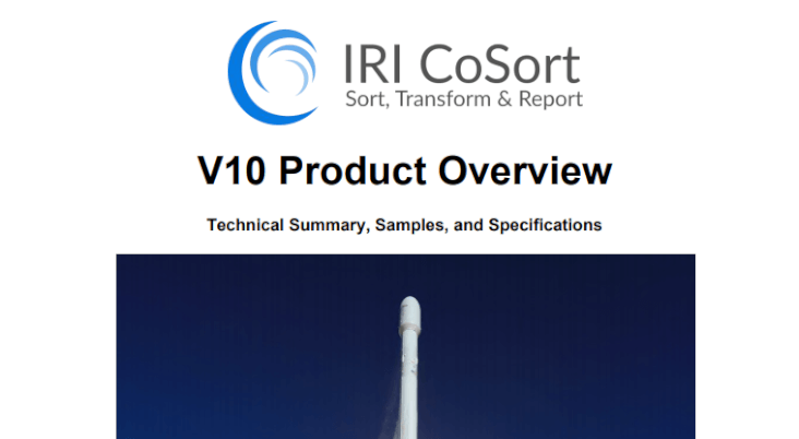 IRI CoSort Overview Cover