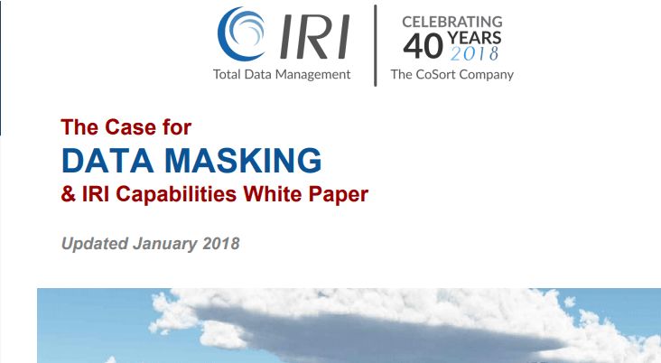 Cover of Data Masking White Paper