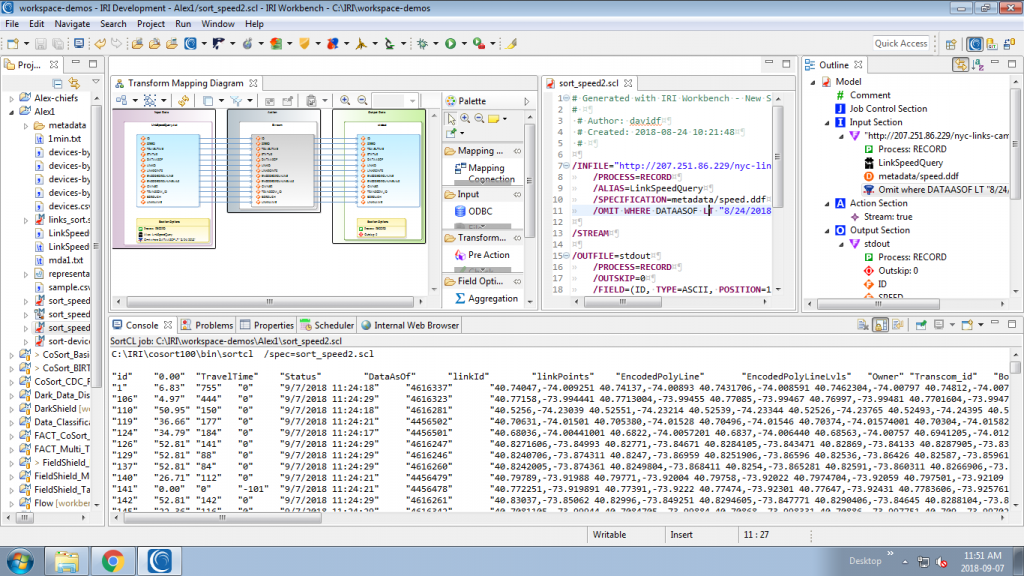 Output with Mapping