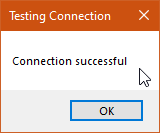 Connection successful