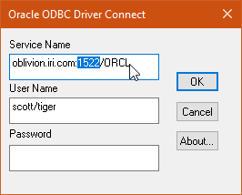ODBC driver connect