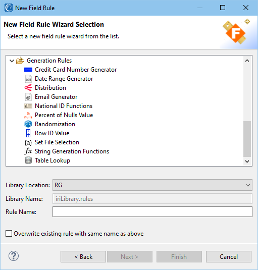 Test data synthesis functions exposed in IRI Workbench for FieldShield and RowGen users