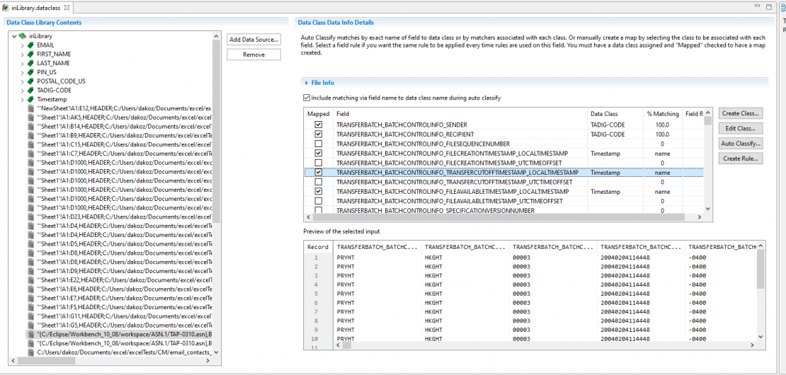 Using IRI Workbench with ASN.1Encoded Data IRI