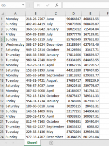 Excel Data Processing Samples - IRI