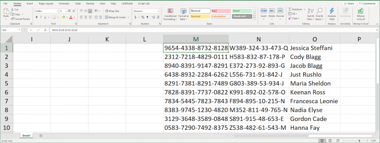 Excel Data Processing Samples - IRI