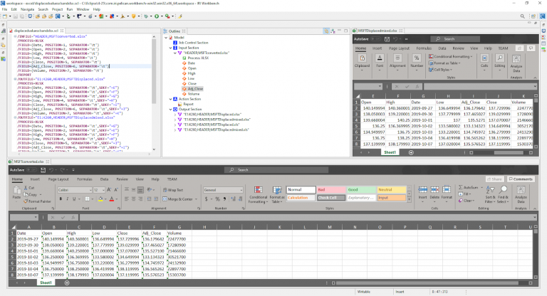 Processing Data in, and for, Excel Spreadsheets - IRI