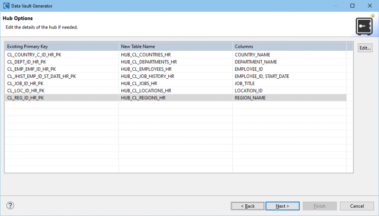 The Data Vault Test Data Generator Wizard - IRI