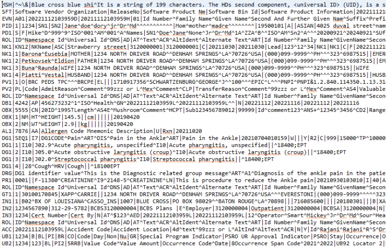 Synthesizing Realistic HL7 and X12 Test Data - IRI