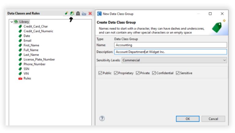 Data Class & Rule Library in IRI Workbench - IRI