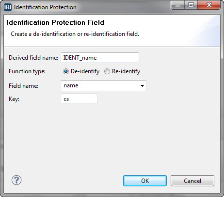 Identification protection field